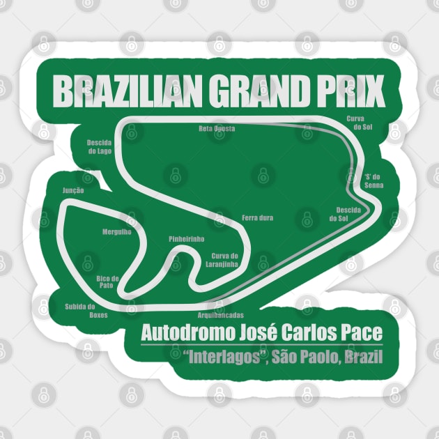 Brazilian Grand Prix DS Sticker by Chicanery